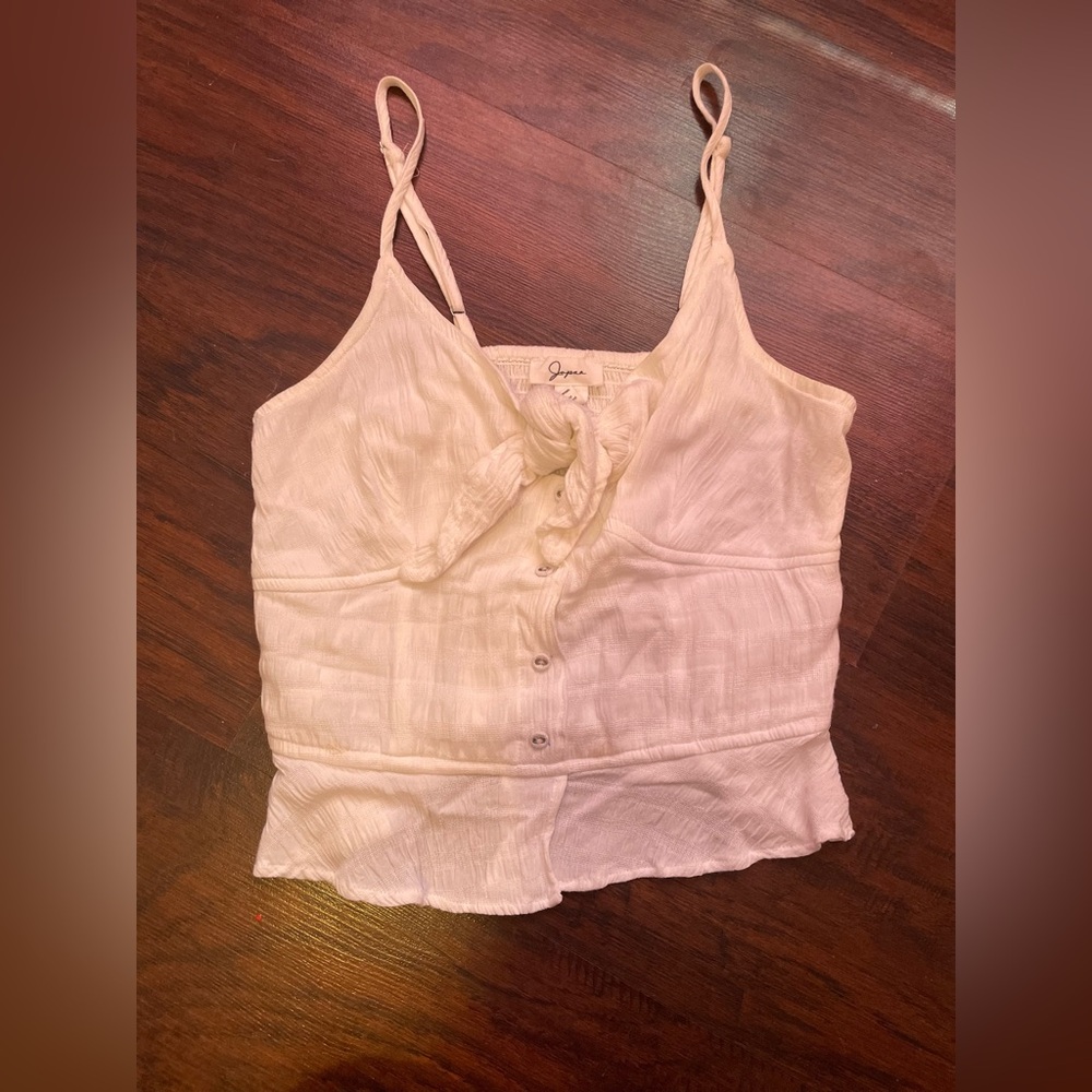 White summer crop top